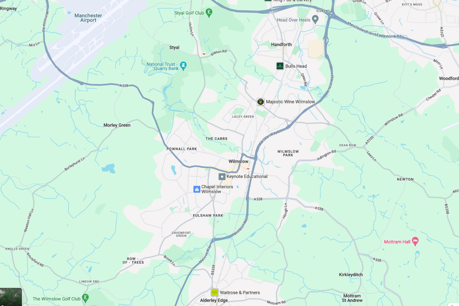 map-of-right-at-home-cheshire-east-providing-at-home-care-services-throughout-wilmslow