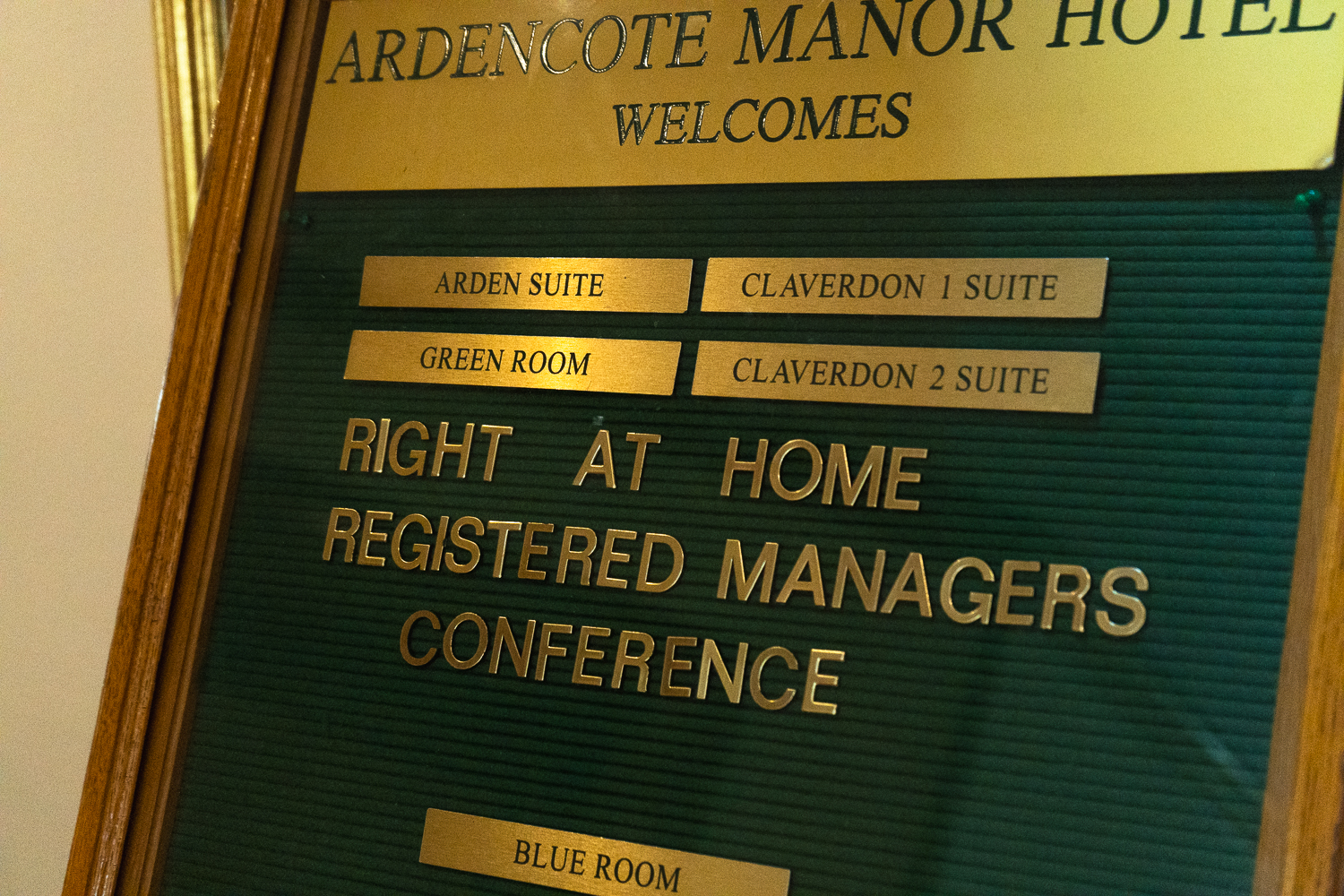Right at Home Registered Managers Conference