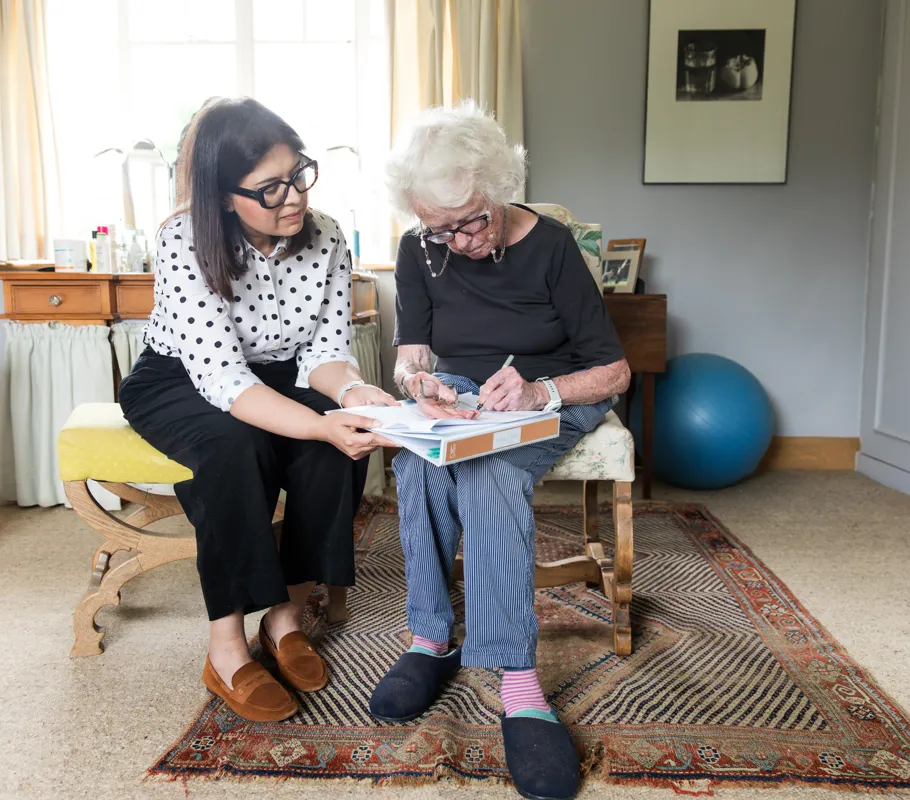 Reablement Client Writing