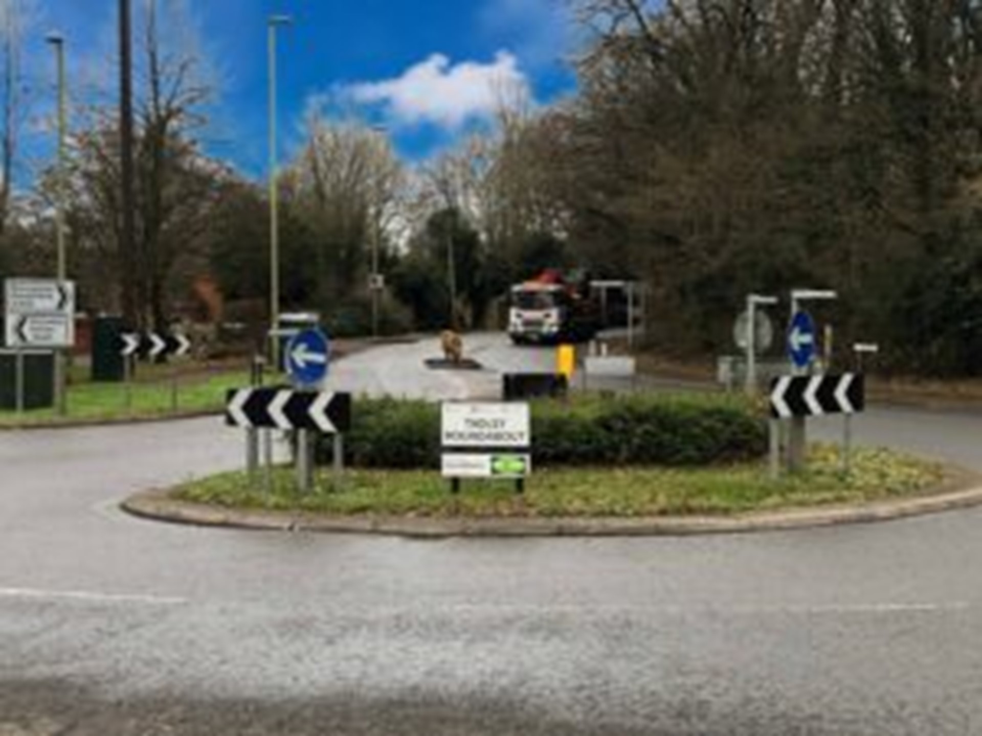 Picture of the roundabout in Tadley
