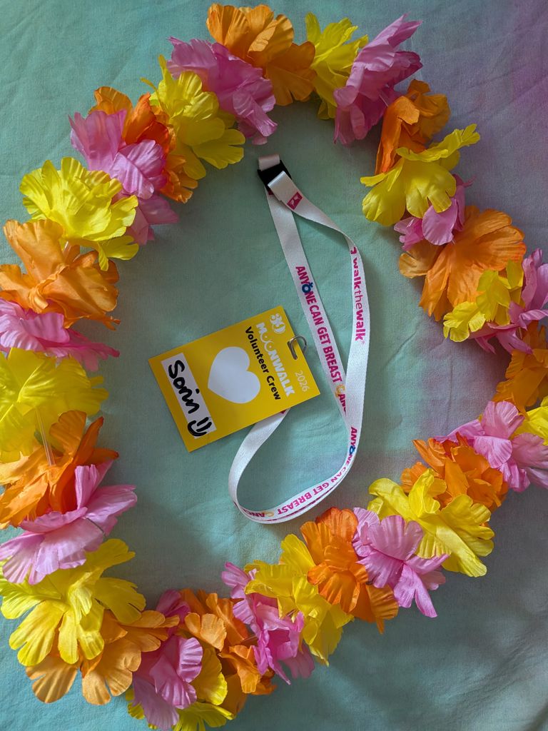 Sorin's lanyard and lei