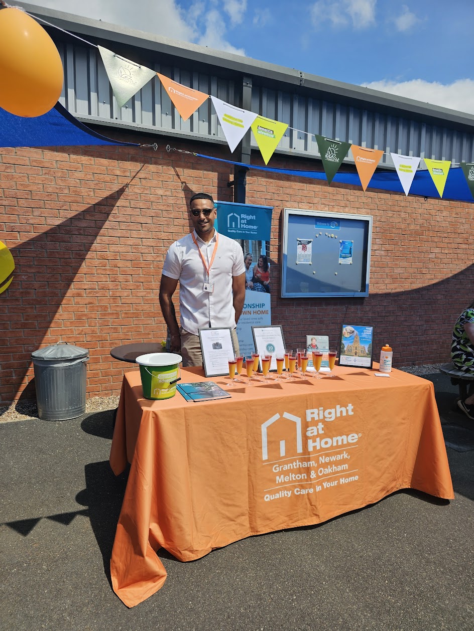 anand at big green picnic in grantham