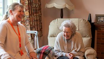 Homecare Twickenham Caregiver and Client