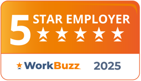 Right at Home rated a 5-star employer for in 2025 Workbuzz Surveys