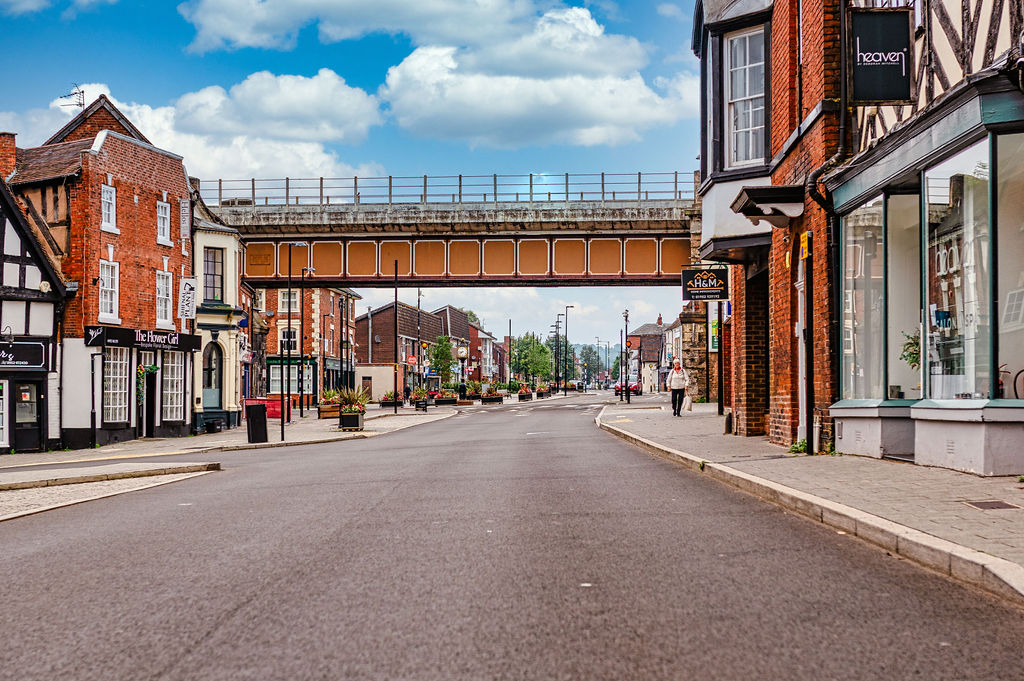 Shifnal's landmark railway bridge