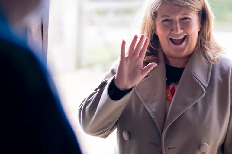 Carer arriving to provide Overnight care for our Client following a hospital stay