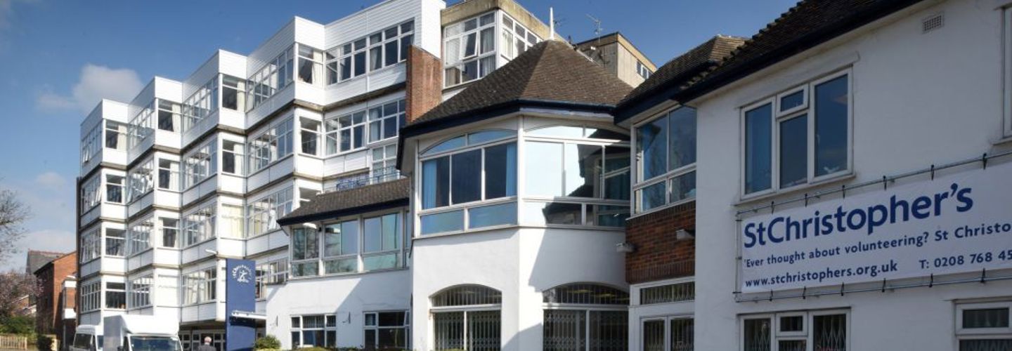 St Christopher's Hospice in the sun