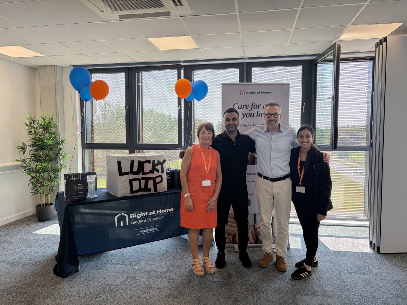 The Right at Home team opening our office in Maidstone