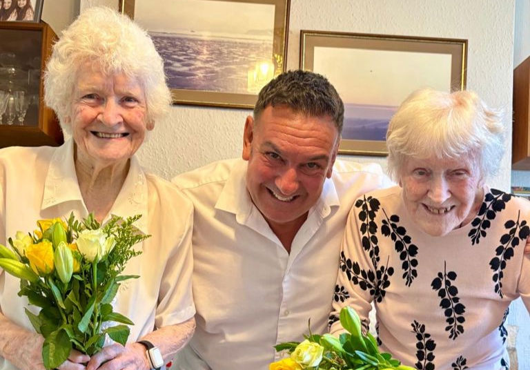 homecare clients with elvis impersonator