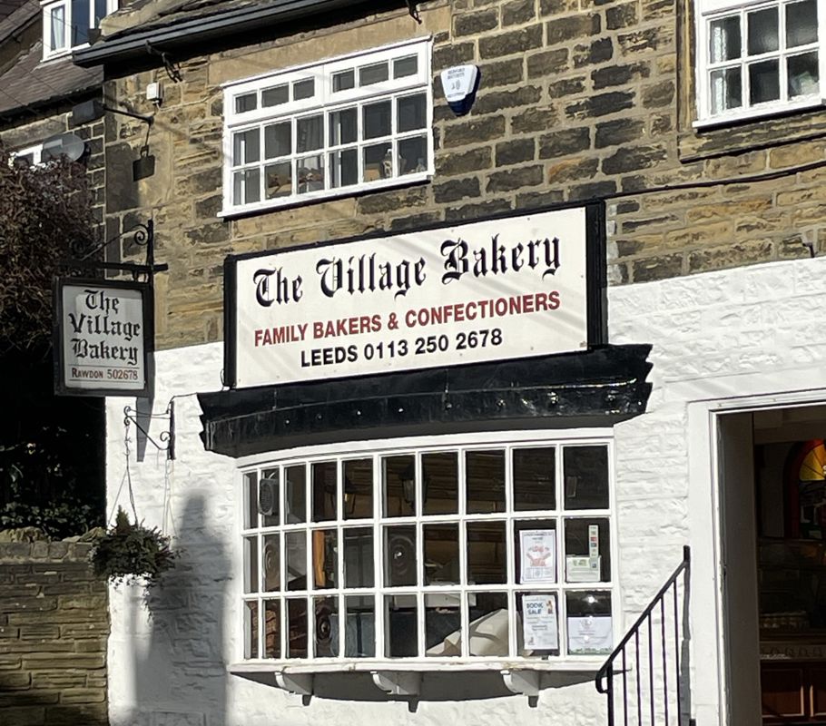 The Village Bakery in Rawdon, a popular local business passed during the Walk for Hearts fundraising challenge.