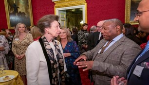 Our MD  speaking with Her Royal Highness Princess Anne