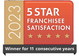2023 5 Star Franchisee Satisfaction logo