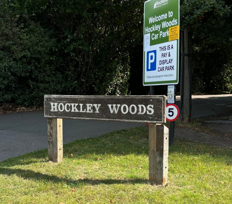 sign for hockley woods