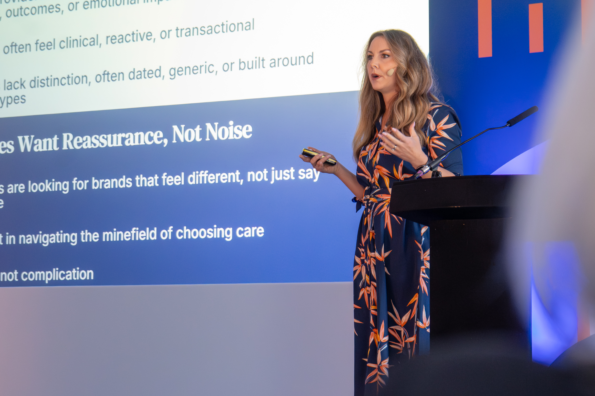 heather delivers address at conference