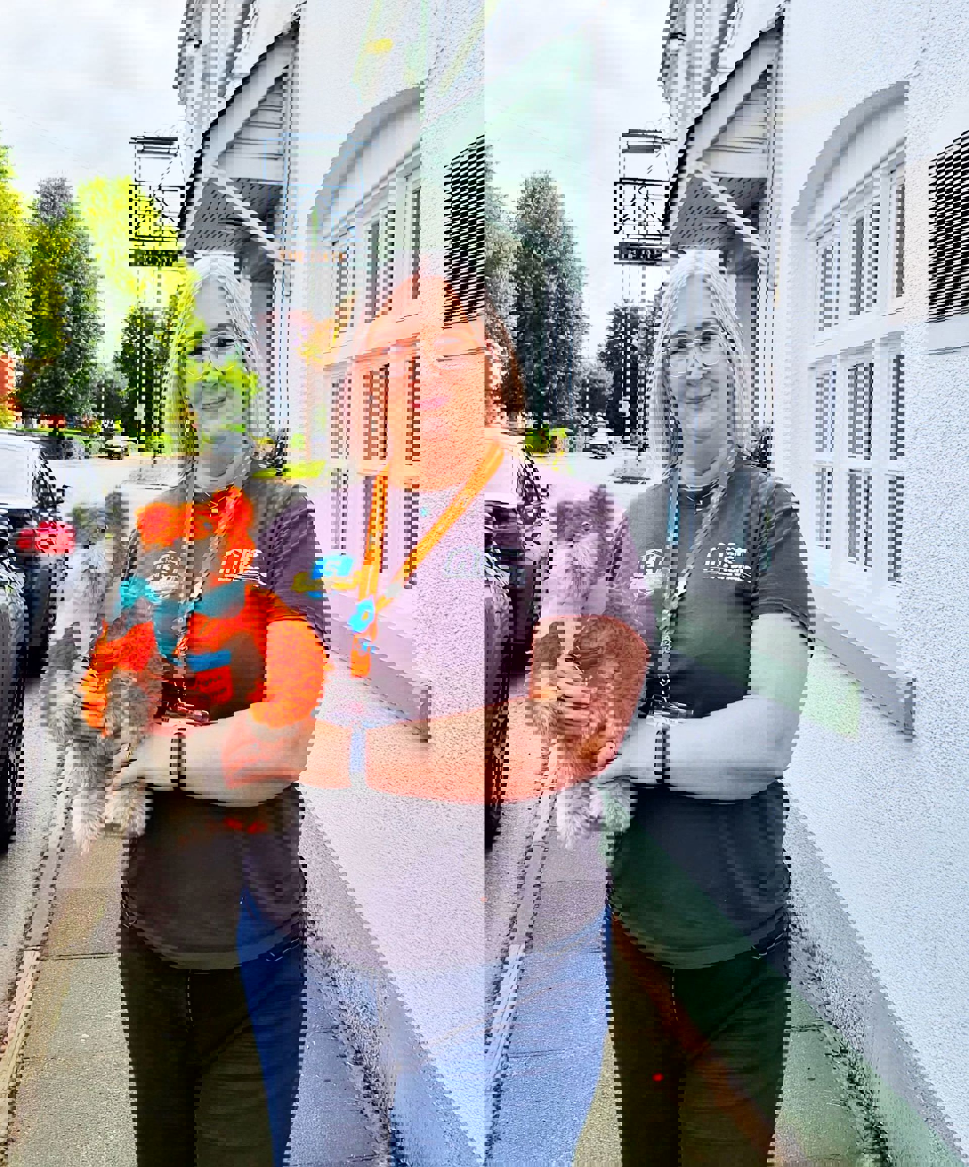 Liz out in the Community