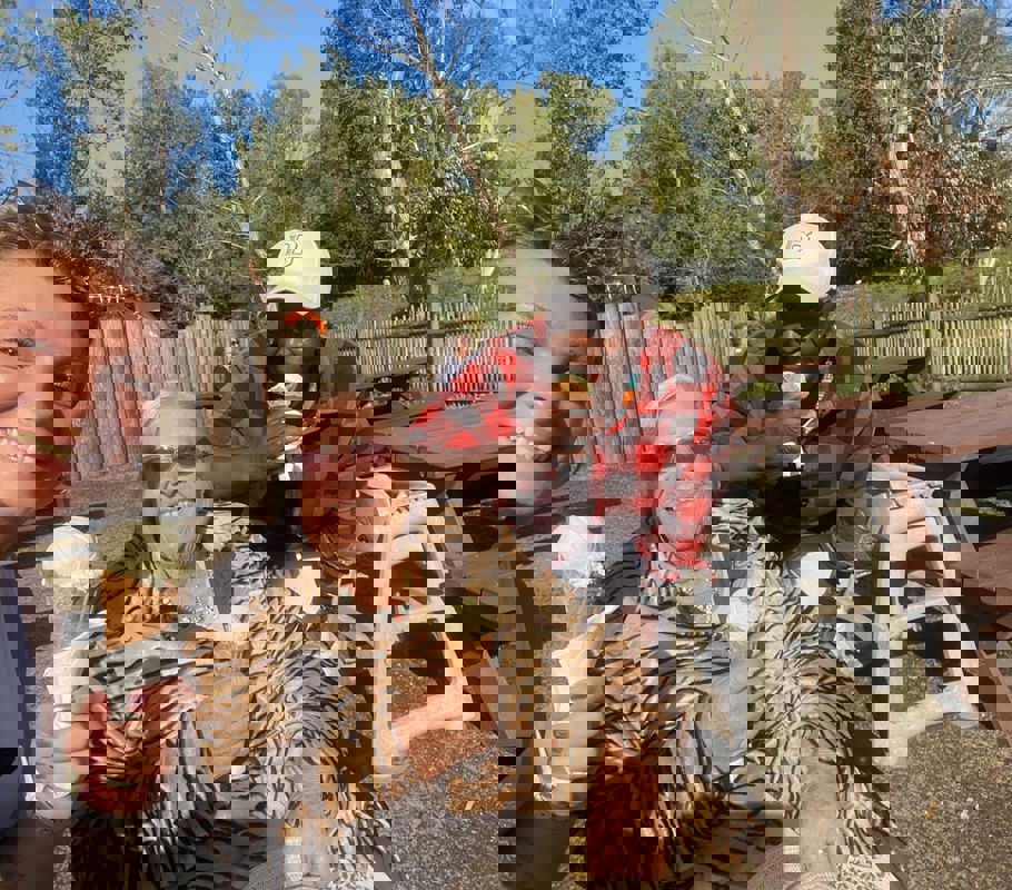 Marwell Zoo with home care romsey client