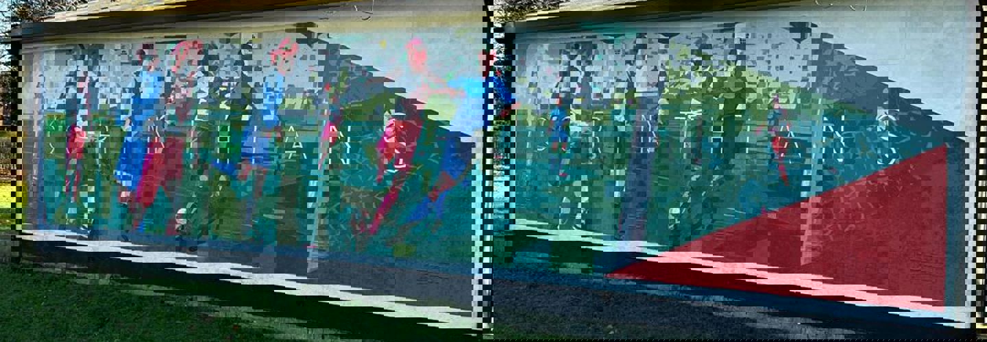 Burnage Football Wall