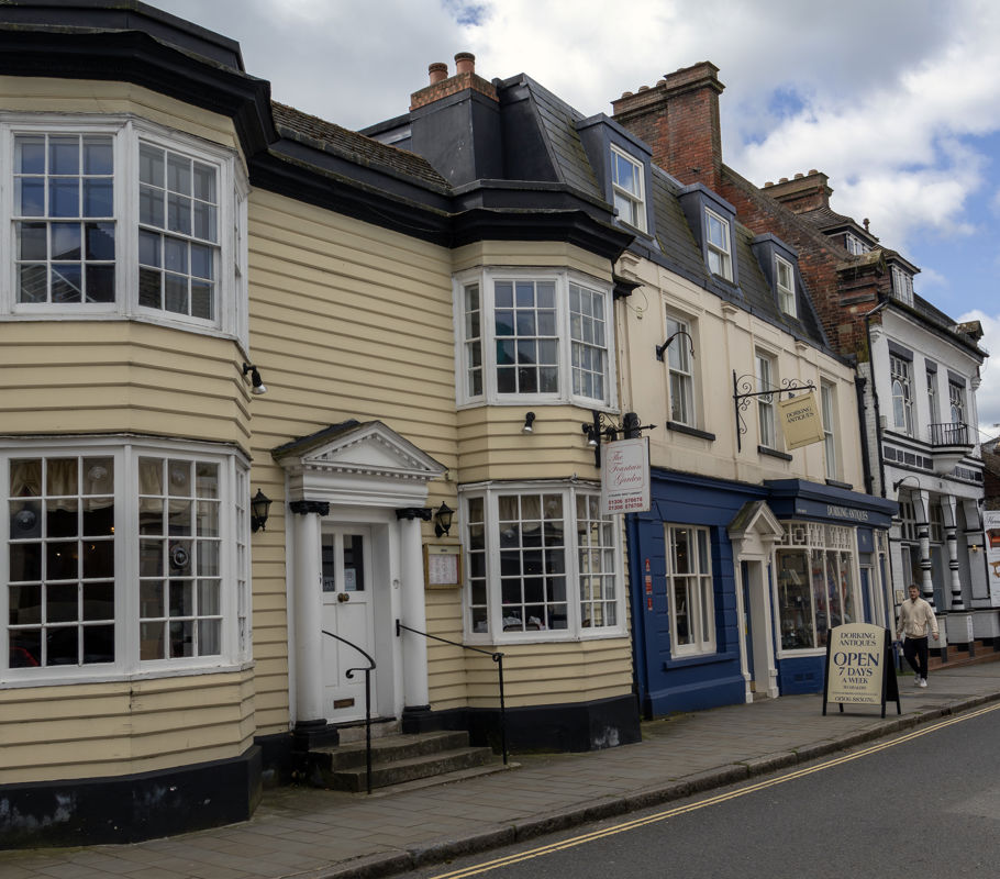 shop fronts in Dorking West Street