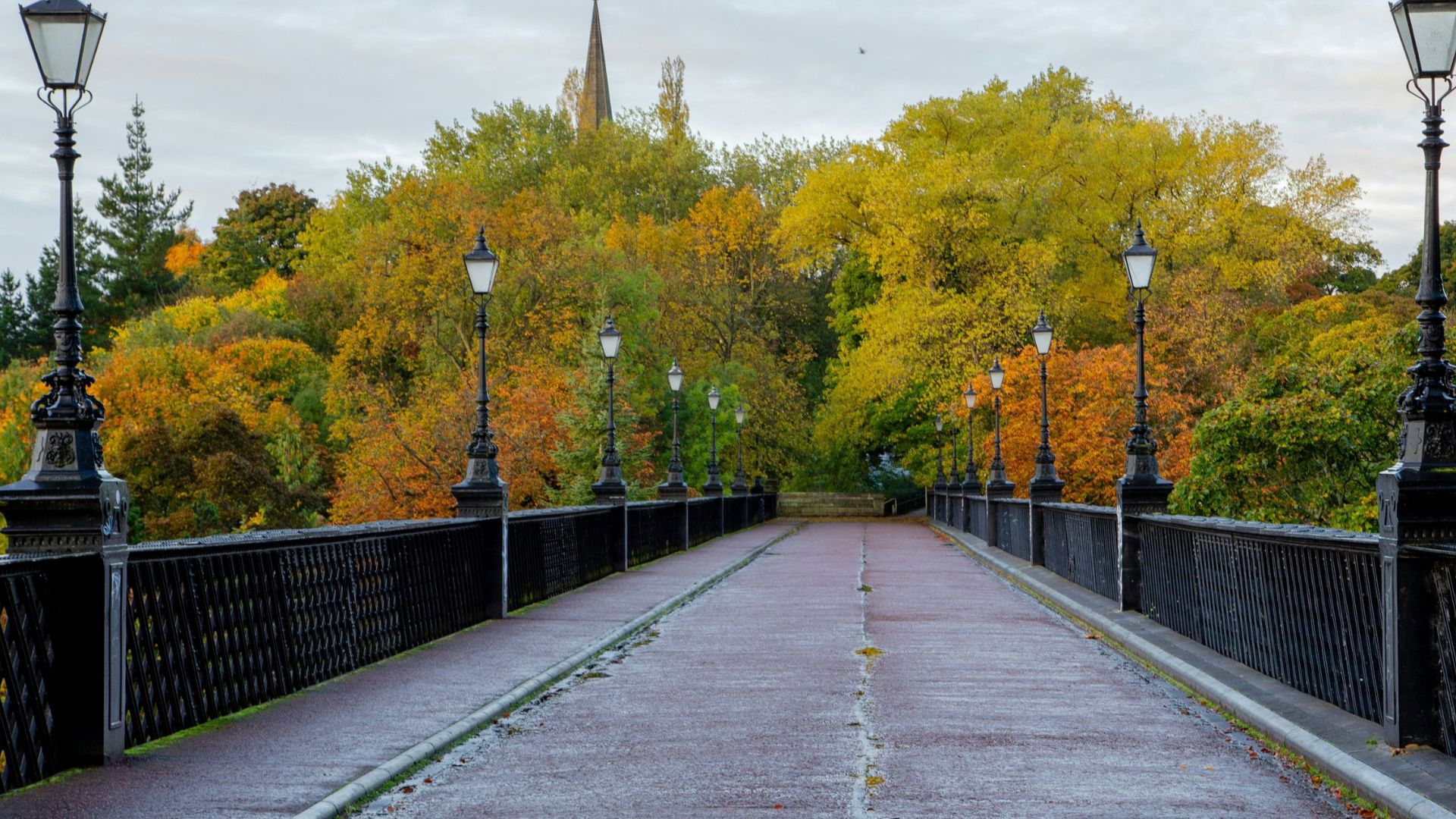 bridge in jesmond dene, tyneside