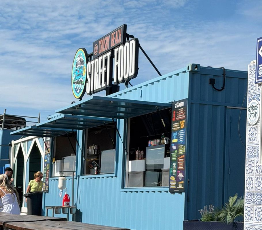Crosby Beach Street Food stall