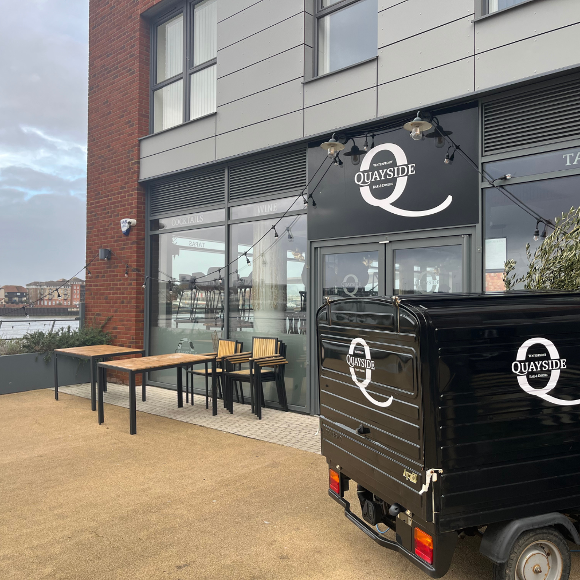 Quayside in Woolston Southampton