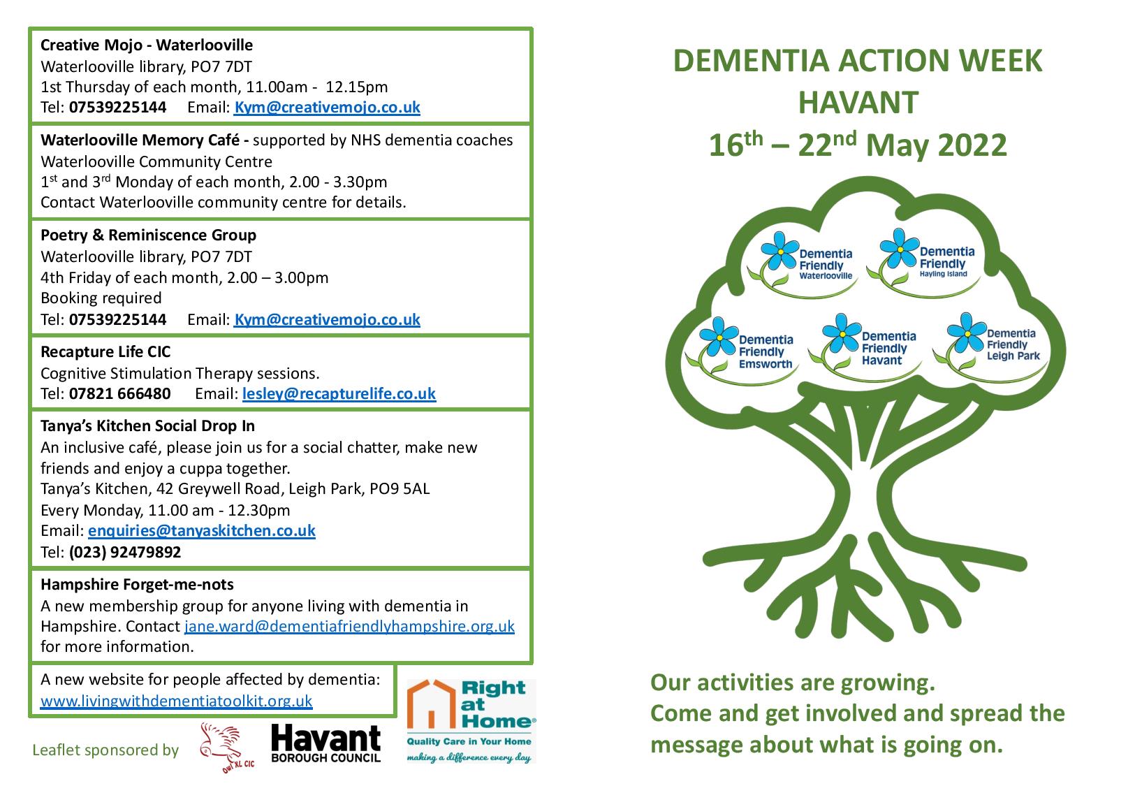 Havant Dementia Week 2022