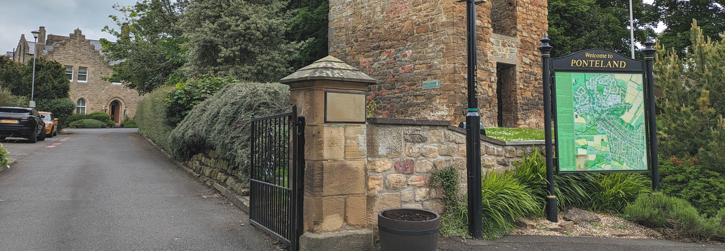 church and road in ponteland