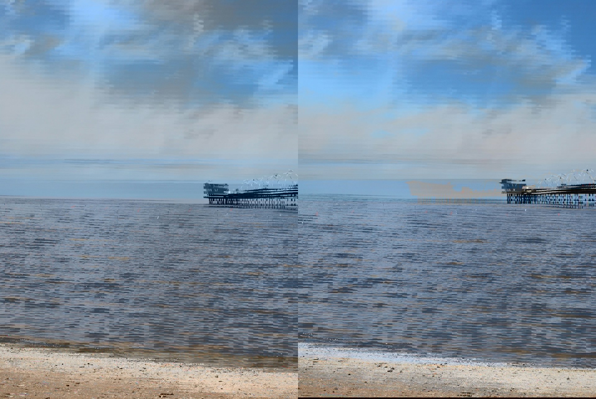 southport pier and beach